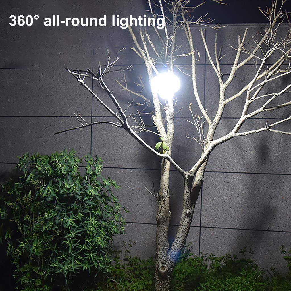 Солнечная лампа для кемпинга, ночная перезаряжаемая складная лампа для барбекю