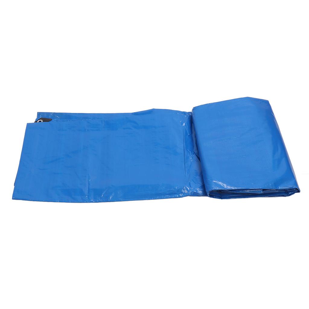 Тяжелый полиэстеровый брезент 6x6 м, синий, водонепроницаемый, устойчивый к УФ-излучению, многоцелевой полиэстеровый брезент