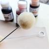 Dauber Assisted Leather Wool Balls Brush Metal Handle Leather Dyeing Brush  Painting Applications