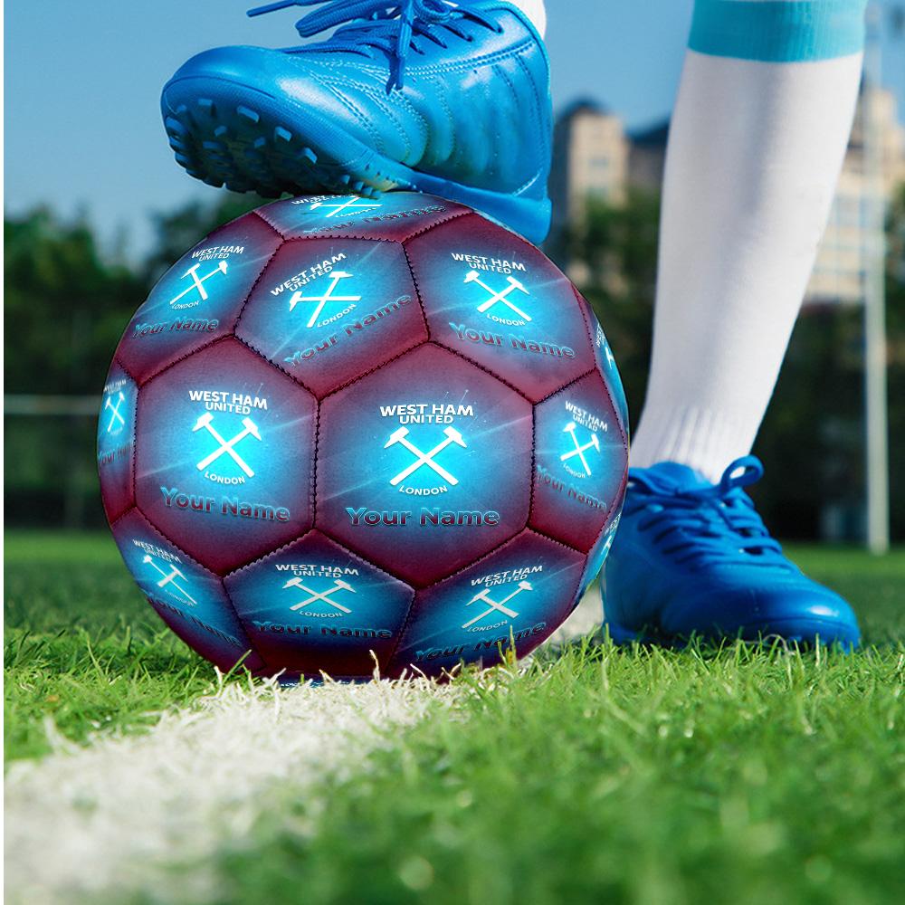 Футбольный мяч West Ham United FC, модный, размер 5, износостойкий, нескользящий, для спортивных тренировок и развлечений
