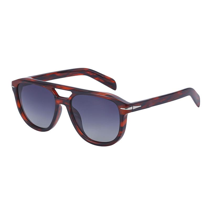 Ретро большая оправа поляризованные солнцезащитные очки мужские солнцезащитные очки с защитой от ультрафиолета мужские модные очки оттенки