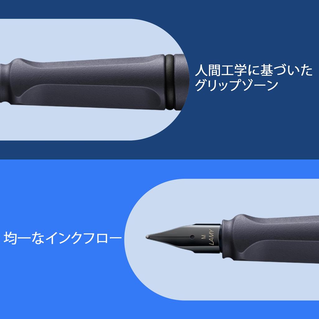 Перьевая ручка LAMY Safari Steel Black Эргономичный захват и полированная сталь Размер EF Идеально подходит для письма и каллиграфии В комплекте картридж с синими чернилами LAMY T10