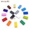 200pcs 2x4 Dot DIY Building Blocks Thick Figures Bricks Educational Creative Size Compatible With 3001 Plastic Toys for