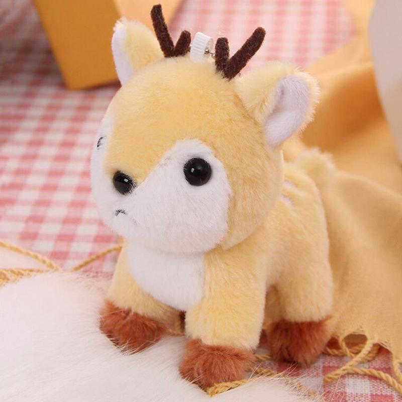 1 шт. Милая мультяшная лесная игрушка жираф, мягкая игрушка, маленькая кукла, брелок, рюкзак, кулон, подарки на день рождения, Рождество