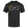 Floral Infinity Symbol Neurodivergent Spectrum T-shirt Autism Shirt