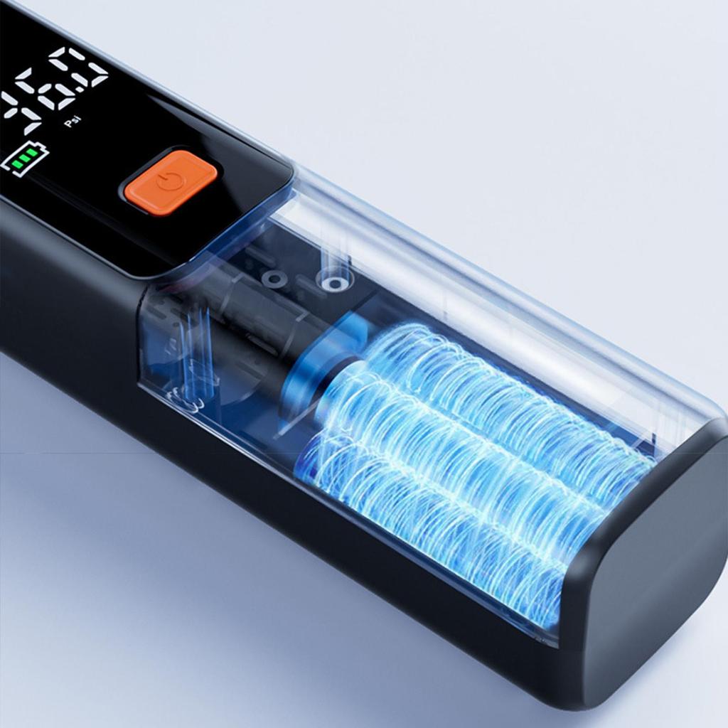 Автомобильный воздушный насос Маленький автомобильный насос для накачивания шин с ЖК-дисплеем Автоматическое отключение Автомобильные аксессуары для мотоциклов Седанов Пикапов