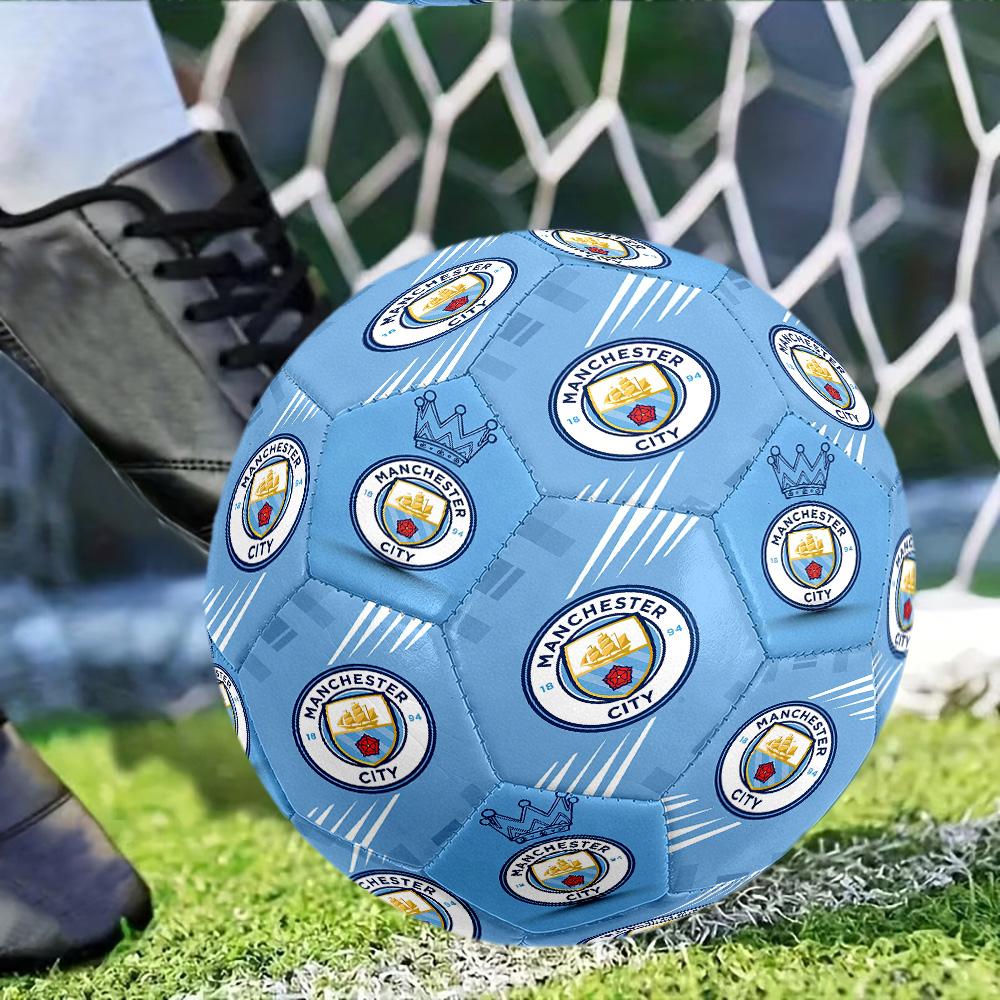 Love Manchester City Fc Size 5 Soccer Ball Machine-Stitched Indoor/Outdoor Training and Matches Surprise Collection Gift