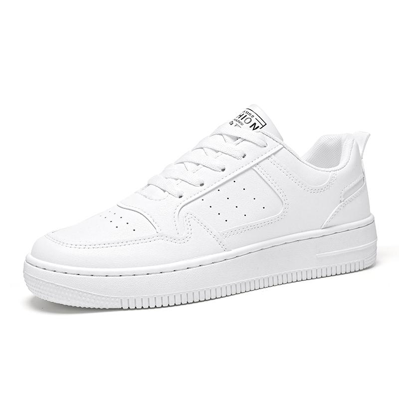 Men's Shoes PU Leather Women Fashionable Sneakers Comfortable Soft-soled Casual Shoes for Men