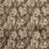 Cotton Flex Brown Fabric Asian Batik Floral Craft Projects Decor Fabric Printed By The Yard 40 Inch