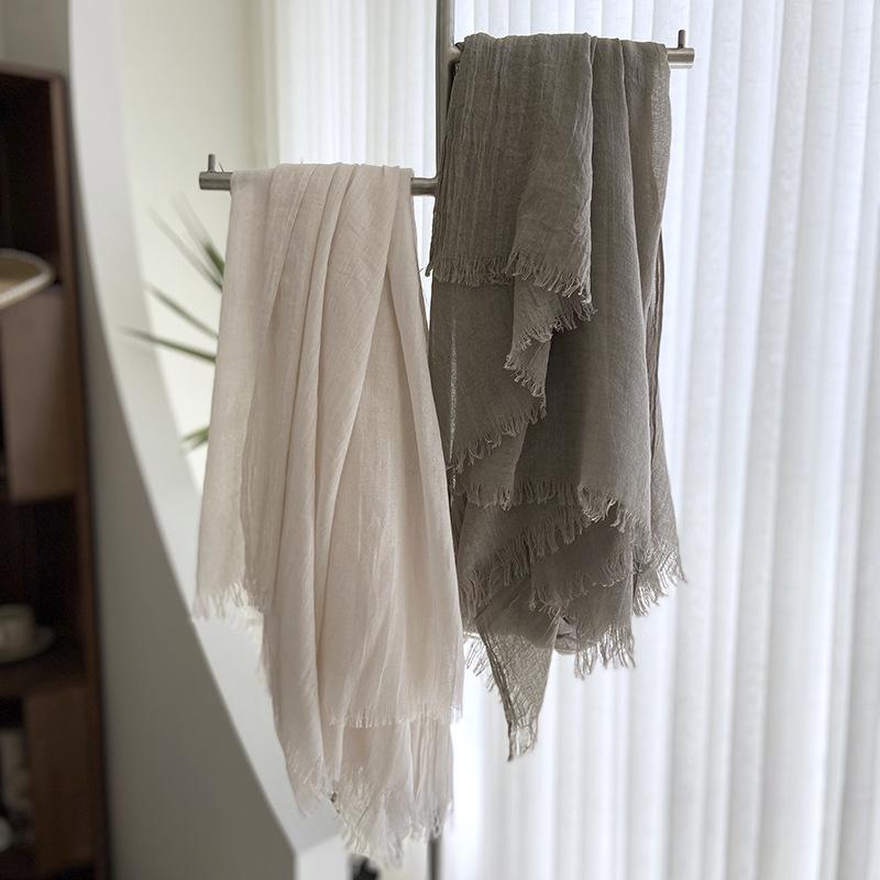 New Spring Summer Women Scarf Solid Casual Lady EMA