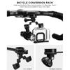 Bicycle Computer Holder Carbon Fiber Bracket Road Bike Stopwatch Speedometer Mount For Garmin Bryton Gopro Adapter Light Stand