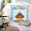 Мультяшные наволочки Duggee, мерч, наволочка с принтом, чехол для декоративной подушки, домашний декор, квадратные, разных размеров