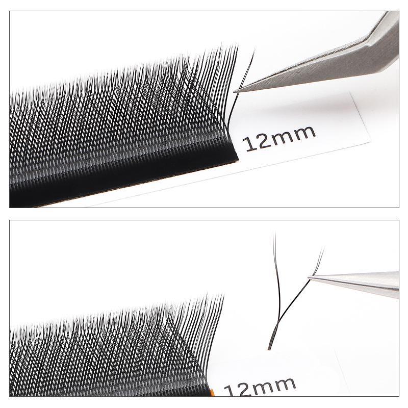 Y-Shaped Grafted Eyelashes YY, BCD Curled, Baby Curve, Super Soft, Natural Thick, Tangle-Free, Ideal for Eyelash Shops.