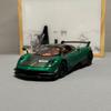1:Модель автомобиля Pagani Huayra из сплава в масштабе 1:24 с ретро-механизмом оттяжки, идеальный подарок для детей, фанатов гонок, а также для коллекционирования и демонстрации