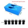 Pocket Hole Jig Kit 15 Degree Angle Drill Guide Set Woodworking Oblique Hole Locator Drill Bits Hole DIY Carpentry Tools