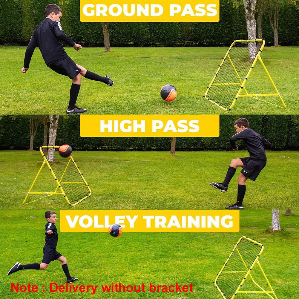 Сетка для отскока мяча для футбола с 20 эластичными шнурами, сетка для отскока мяча для футбольных тренировок, сетка для отскока, тренировочный инвентарь для детей и подростков