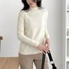New ArrivalS Open Run Women S Slim FiT Mock Neck KniT Long Sleeve T ShirT