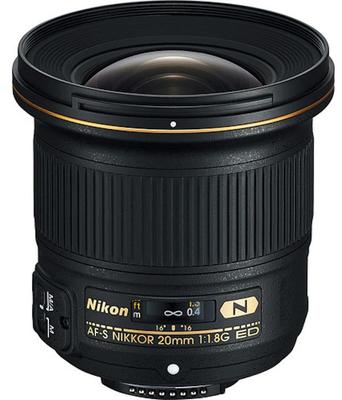 Nikon Однофокусный объектив NIKKOR 20 мм ED AFS20 AF-S f/1.8G 1.8G