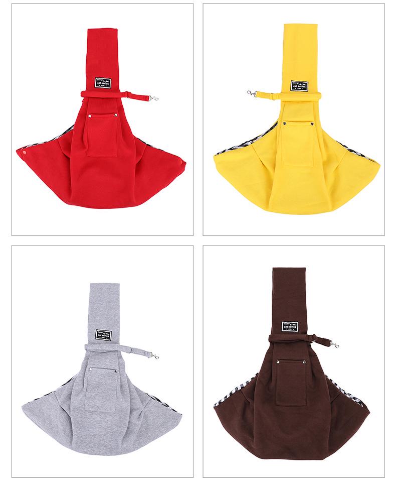 Складная Портативная Однотонная Сумка-Слинг для Маленьких Собак