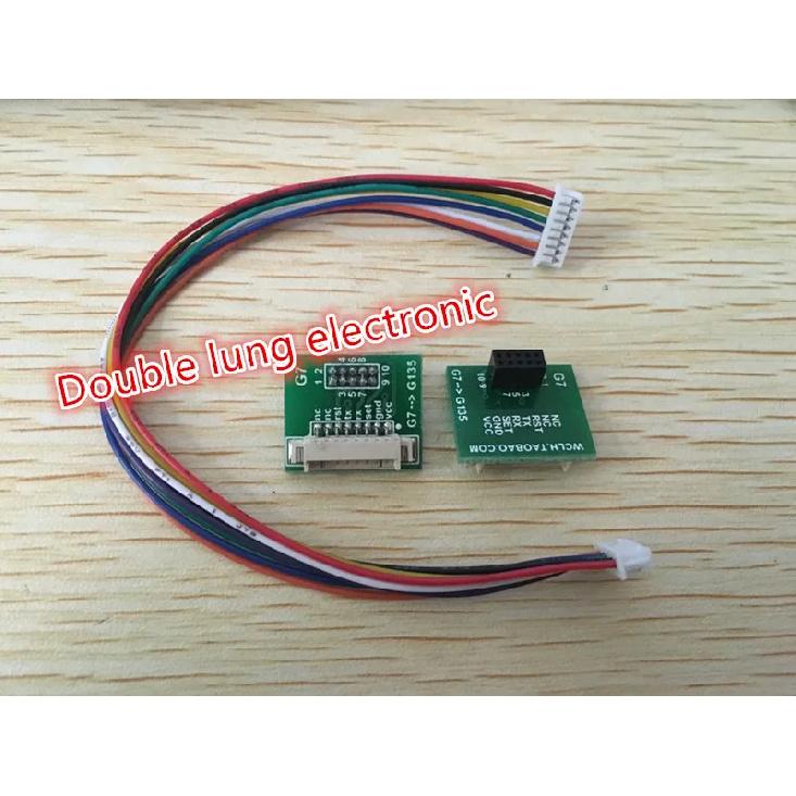 10PCS/LOT The G7 switch board with cable for laser sensor PMS7003 PM2.5 particles
