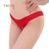 Women Sexy Mesh Breathable Imitation Pearl Crotchless Panties Thong Underwear Female Clothing