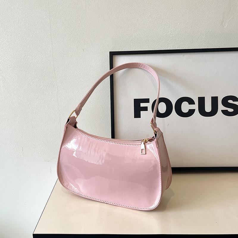 Премиальная однотонная простая женская сумка новая ретро ручная сумка на плечо подмышку универсальная женщина