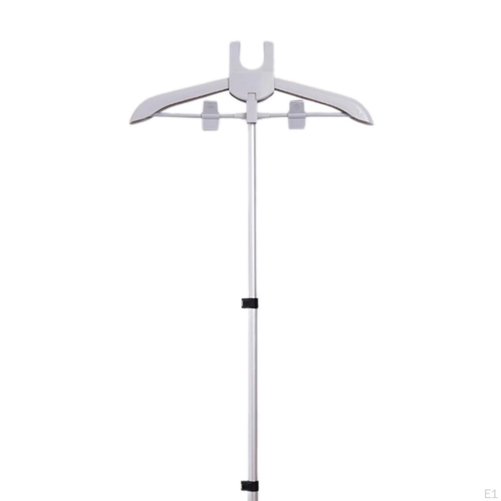 Набор подставки и вешалки для парового утюга с телескопическим металлическим стержнем, складная гладильная доска, устойчивая четверка