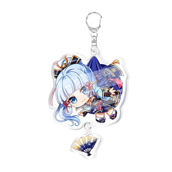 Подарочный орнамент, портативный тарталья с прозрачным узором, кулон Ганью, брелок Genshin Impact