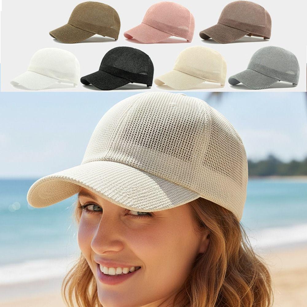 Breathable Summer Sun Hats UV Protection Baseball Hats Fashion Outdoor Beach Cap For Women