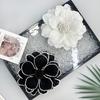 Black And White Three-Dimensional Sequins Big Flower Corsage Decorative Clothing Dress Dress Hair Accessories Headgear Accessories Cloth Stickers