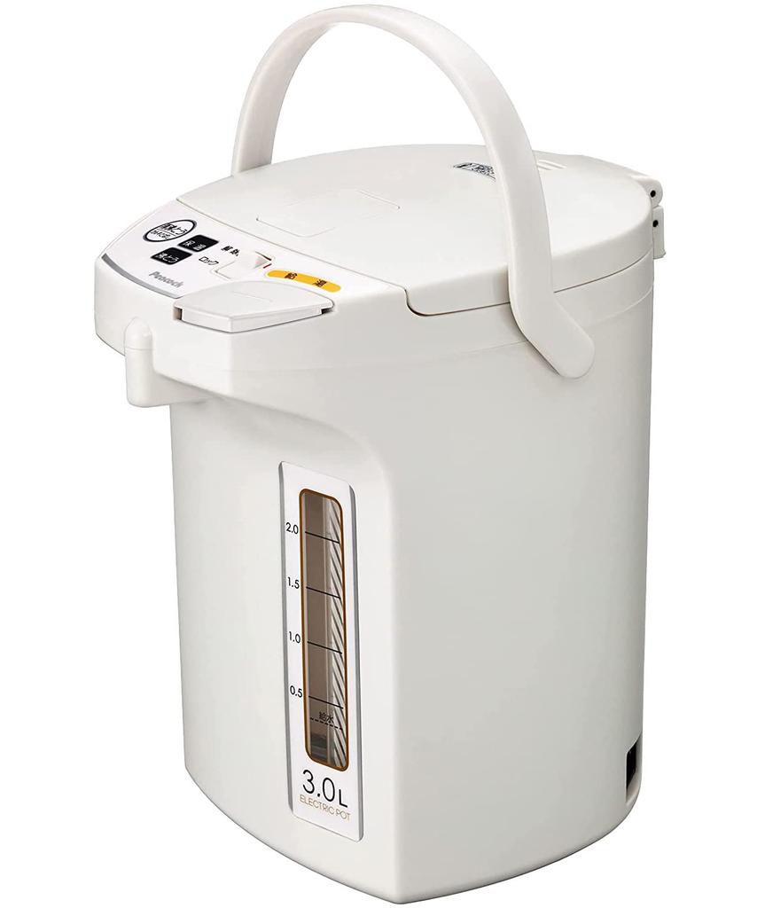 Capacity 3L for Ease of Peacock Electric Pot 3L WEB Limited Model White Function Easy To Clean Heat Retention Function Electric Hot Water Heater Dry