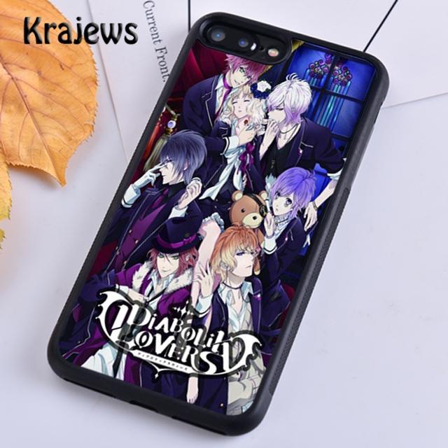 Krajews Diabolik Lovers Япония аниме чехол для телефона iPhone 14 5 SE 6s 7 8 plus XR XS 11 12 13 pro max Samsung S21 S22 Plus