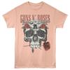 РЕДКИЙ! Guns N’ Roses Графическая футболка с рисунком Череп и Розы Винтажный Стиль Футболка ГОРЯЧАЯ НОВАЯ Унисекс Футболка