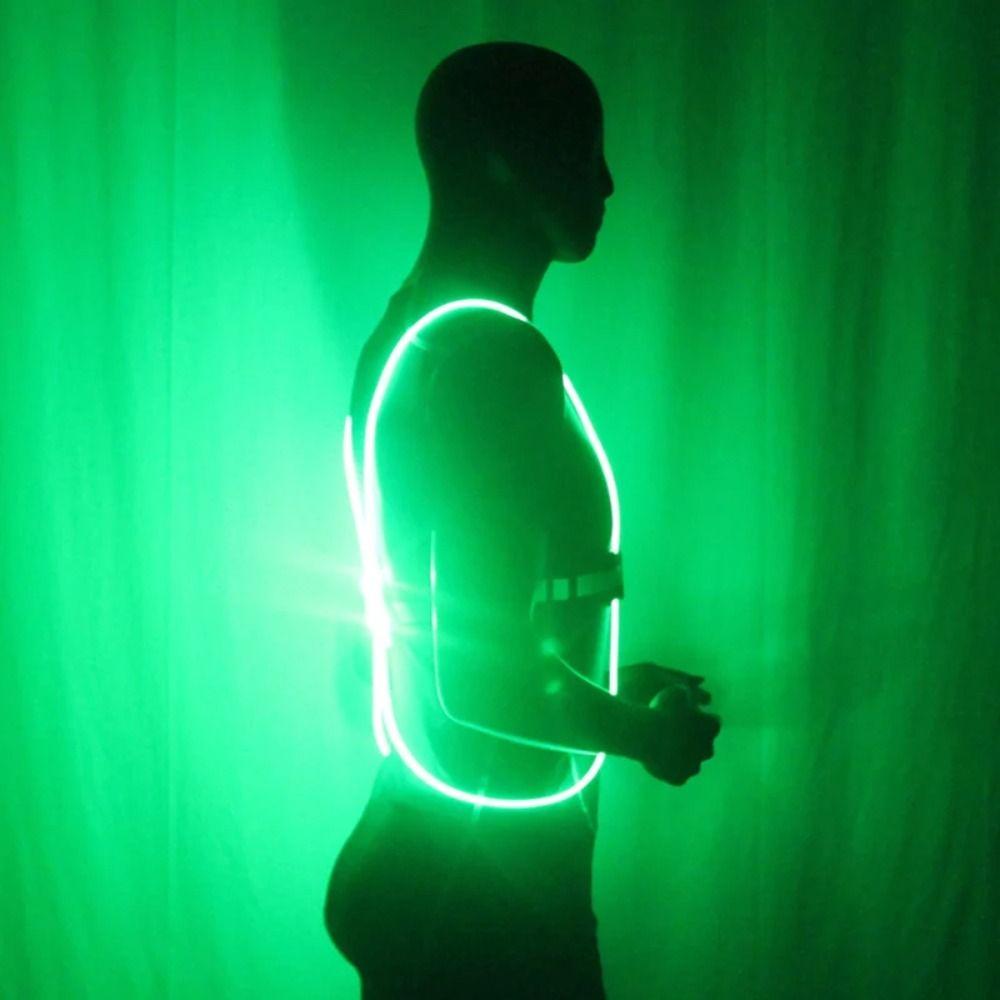 Отражение Ночной Бегущий Свет Перезаряжаемый Уличный Тренировочный Светильник Спорт на Открытом Воздухе