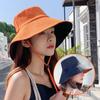 Portable Panama Hat Foldable Double-Sided Fisherman Cap Beach Cap Bucket Hat Sun Hat