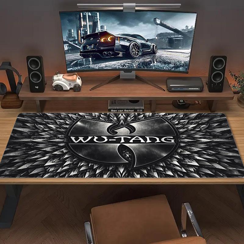 Wu‑Tang Clan Print Cushion Non-slip Laptop Tablet Big Mousepad XXL Mat Mini PC Playmat With Lock edge