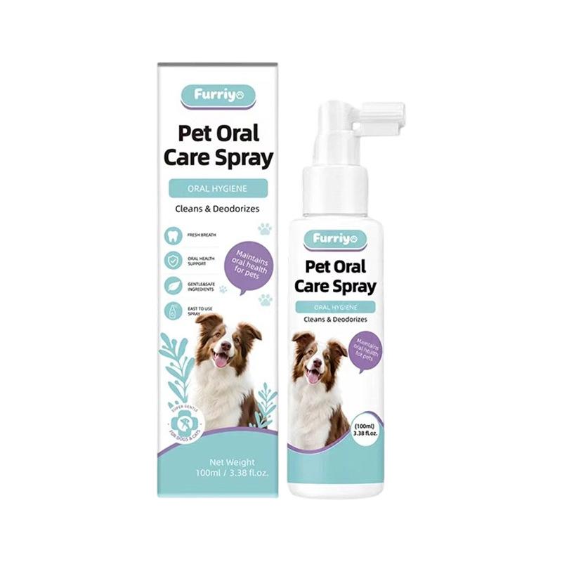 Dog Oral Care Spray, Portable Pet Oral Hygiene Spray, Easy To Use Pet Mouth Cleaning Spray