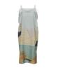 Платье с принтом Raub Lounge Wear_Синее