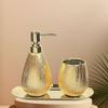 2Pcs Bathroom Accessories Set Mouthwash Cup Portable Modern Lotion Dispenser Counter