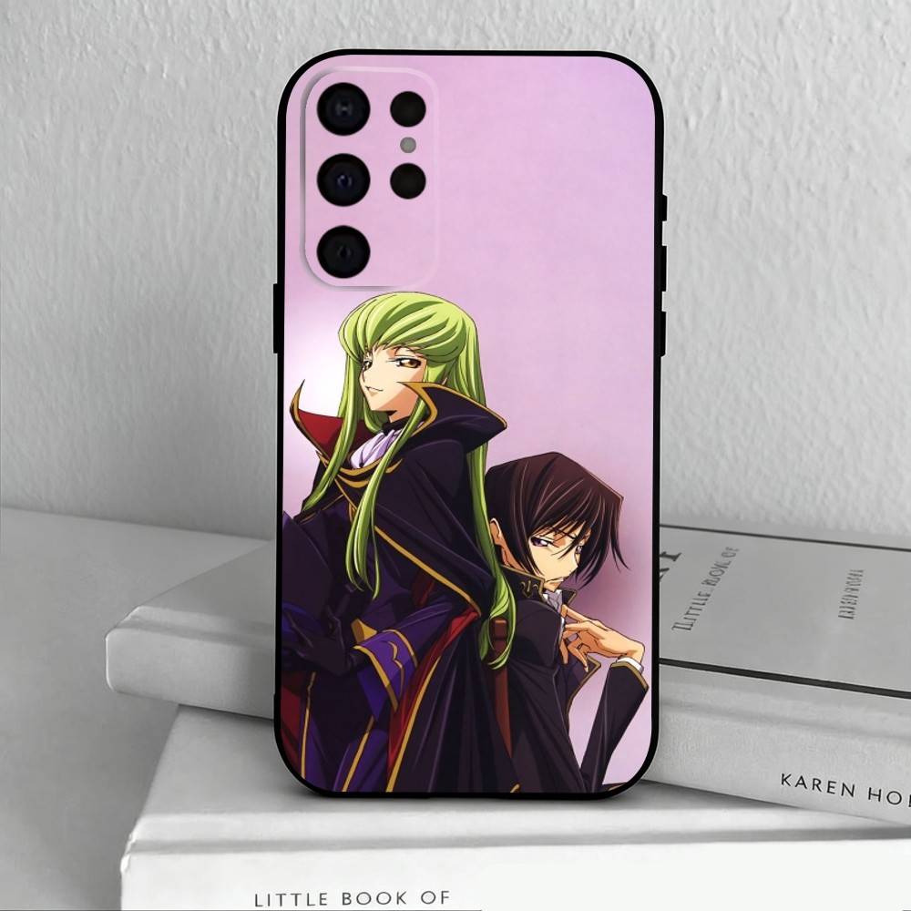 Чехол для телефона Japanese Anime C-Code G-Geass для Samsung S25,24,23,22,30,21,10,9,Ultra,Plus,Lite,FE,4,5 G Мягкий Черный