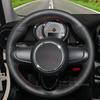 Ручная вышивка, противоскользящая кожаная оплетка руля для Mini Cooper Coupe Clubman Countryman, аксессуары для интерьера