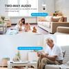5MP E27 Bulb Surveillance 4X Digital Zoom Camera 2.4G 5G WiFi Wireless Baby Monitor Cameras AI Tracking Home Color Night Vision CCTV Cam