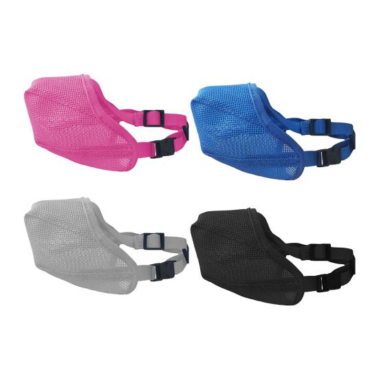 Намордник для собак, регулируемый, мягкий, сетчатый, для собак малых, средних и больших пород, предотвращает укусы и жевание, дышащий, намордник для домашних животных