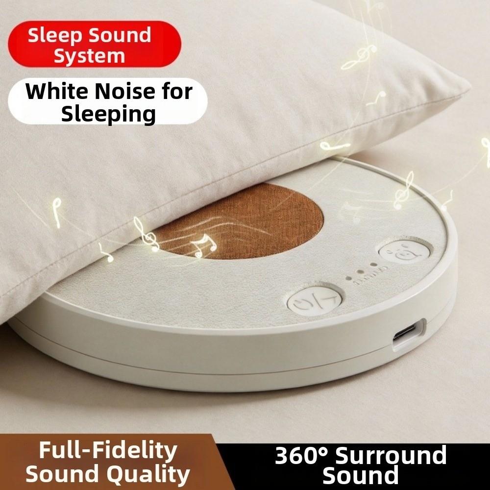 Bluetooth 5.4 Sleep Aid Speaker Ultra-Thin White Noise Machine Home Use