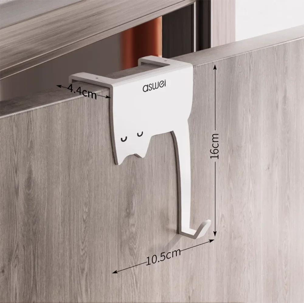 Отдельные небольшие вешалки для дверей Крючки для дверей без отверстий Стеллажи для хранения Дверцы кухонных шкафов Головные уборы Настенные вешалки для пальто