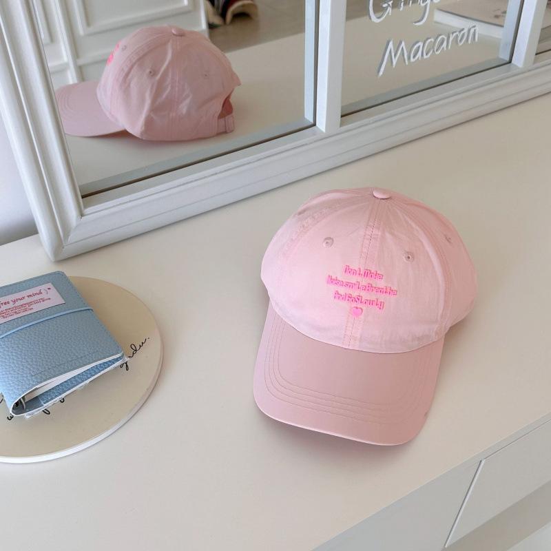 English Love Spring And Summer Hat Baseball Cap Outdoor Sports Quick Drying Breathable Men'S And Women'S Fashion Cap