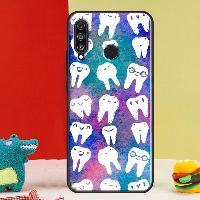 Стоматолог Зубной Зуб Для Huawei Nova 12s 12i 11i 8i 9 10 SE Y91 Y90 Y60 Y70 Y72 Y61 P20 P40 P30 Lite P60 Pro Чехол