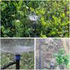10-40PCS 360° Rotation Sprinkler Watering Dripper Garden Farming Flower Lawn Irrigation Nozzle Locked Connect 1/4 Hose