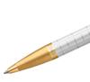 PARKER Ballpoint Pen IM Premium Pearl White GT Medium Point Gift Box Genuine Imported Product 2172748 Oil-based