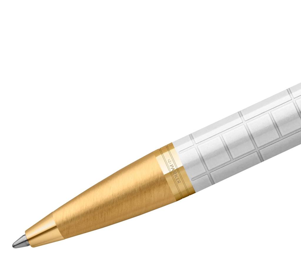 PARKER Ballpoint Pen IM Premium Pearl White GT Medium Point Gift Box Genuine Imported Product 2172748 Oil-based